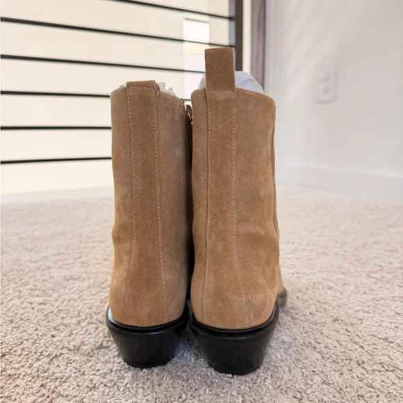 Everlane Havana Boots in Sand Camel Suede Size 9 - Picture 5 of 7